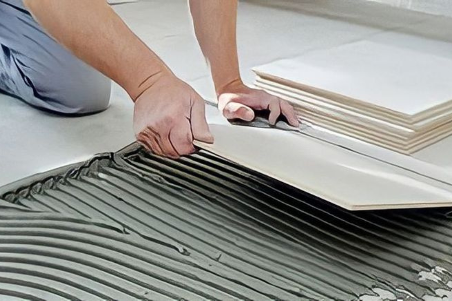 cara pasang keramik lantai