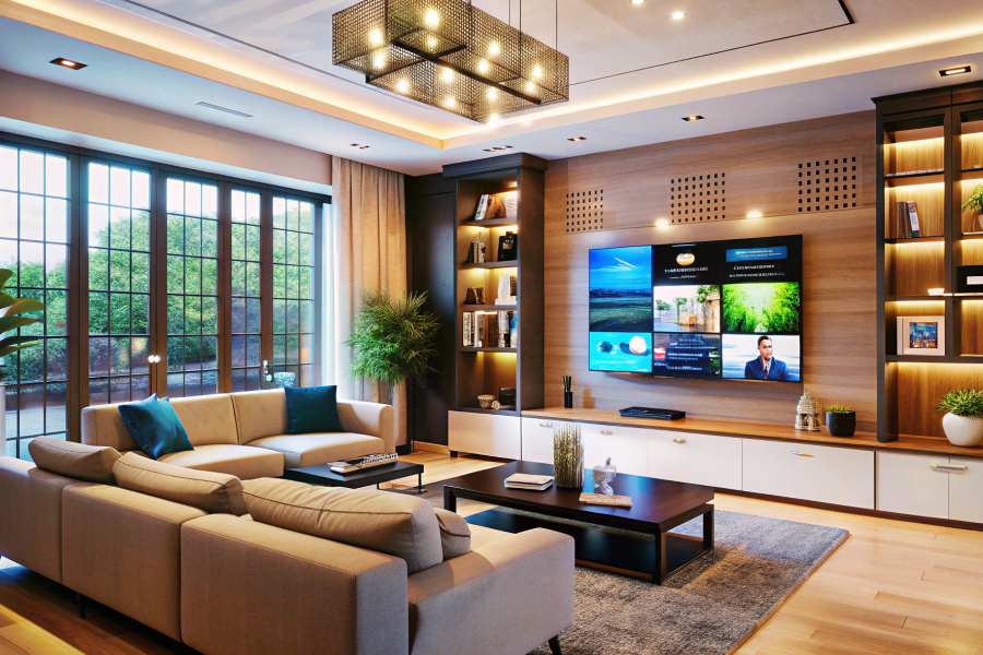 ruang keluarga yang nyaman untuk santai